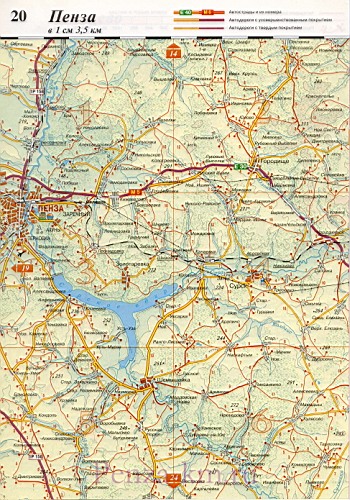 Карта Улиц Пензы Фото